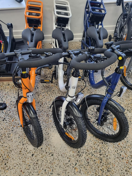 Lightning electric bikes side by side