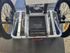 Close up on the rear of Trident semi-recumbent electric tricycle