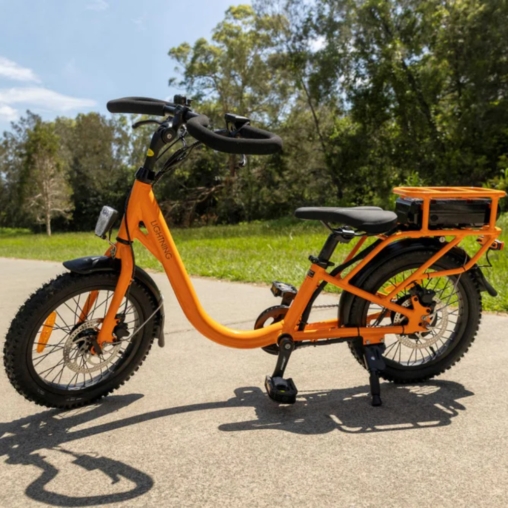 Orange Lightning Bike