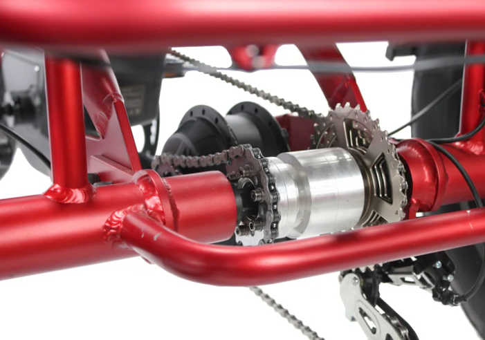 Close up of bike chain
