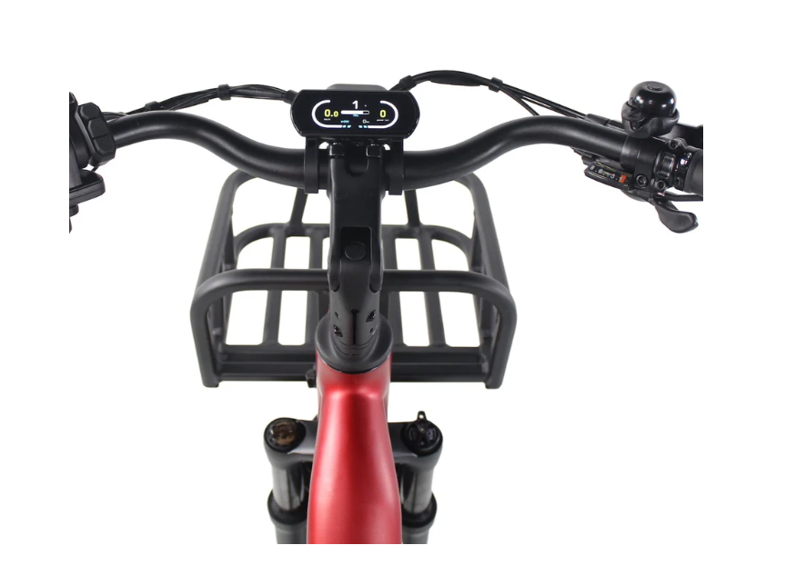 Close up of handle bars