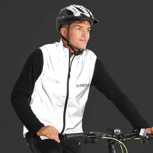  mens reflective grey cycling vest