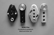  black and silver crankplate & pedal alarm