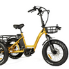 Yellow Trojan 20-inch Fat Tyre Electric Tricycle