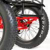 Back wheels on Trojan 20-inch Fat Tyre Electric Tricycle