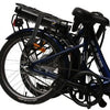 The BF ezi-Fold 20" Electric Bike all folded to become smaller and compact