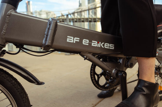 Close up of the BF i-Ezi Folding Electric Bike