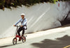 Guy riding the BF i-Ezi Folding Electric Bike in the street
