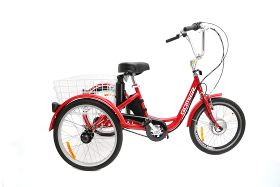 Red Gomier electric tricycle