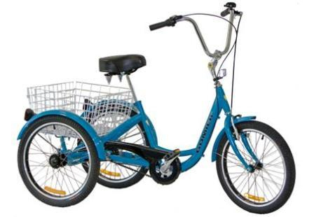Blue Gomier electric tricycle