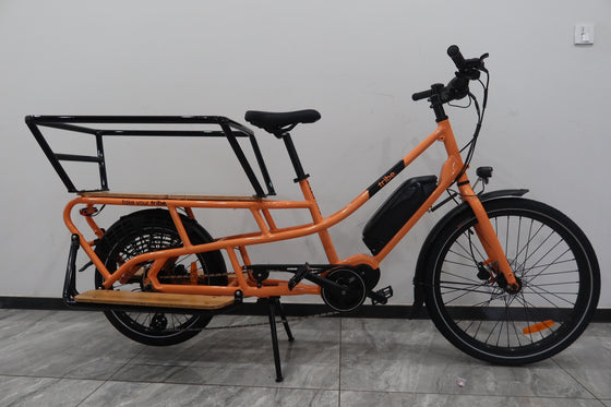 Orange Tribe Bikes Evamos Longtail Cargo Bike