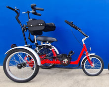  Red Muskateer 16" rear steer mechanical tricycle