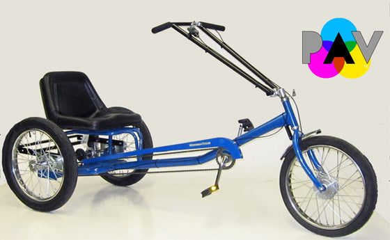 Blue Worksman PLR Low Rider Electric Tricycle
