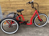 Red Blue Titanium BF i-Tri 24-inch Electric Tricycle