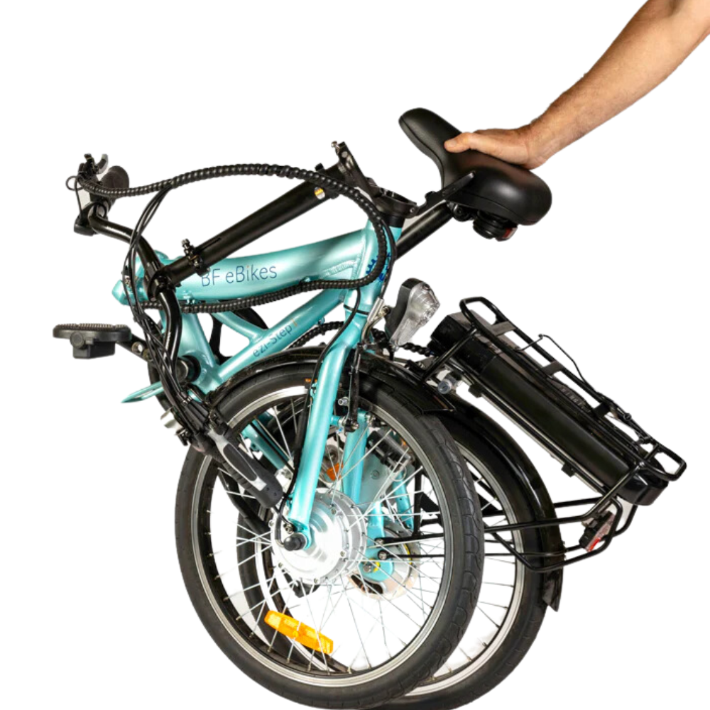 Folded electric bike