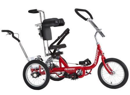 
                      
                        Red Rehatri special needs electric tricycle
                      
                    