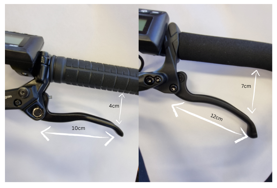 Handle bar measurements