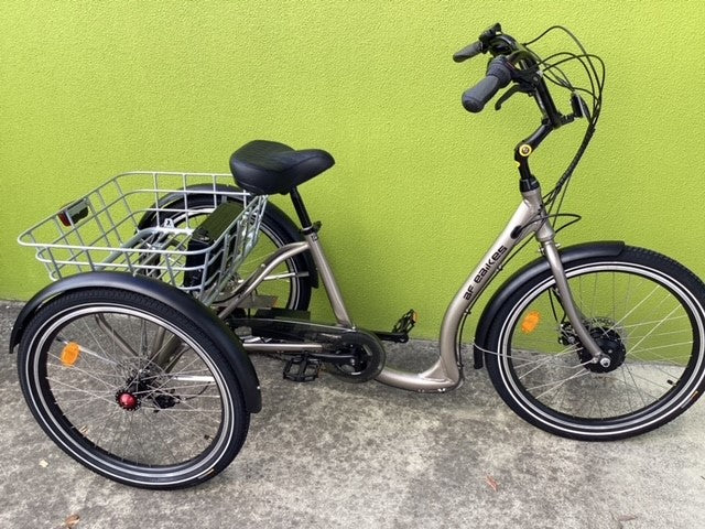 
                      
                        Silver BF i-Tri 24-inch Electric Tricycle
                      
                    