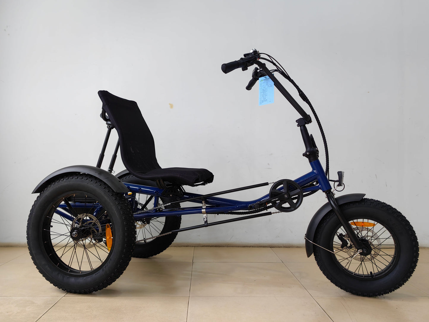 Trident Fat Tyre Semi-Recumbent Electric Tricycle – EveryBody eBikes
