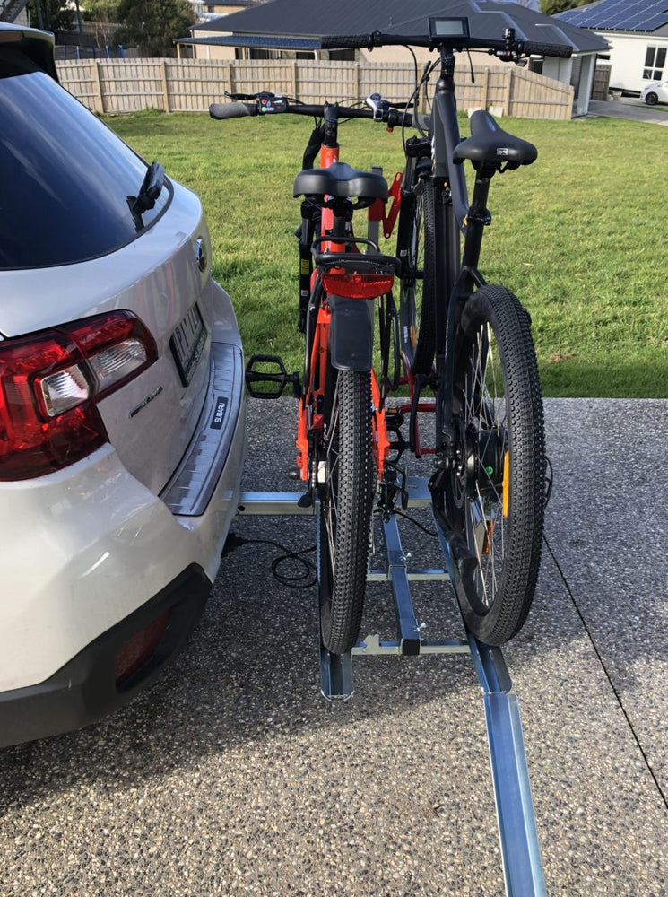 Bike racks on car