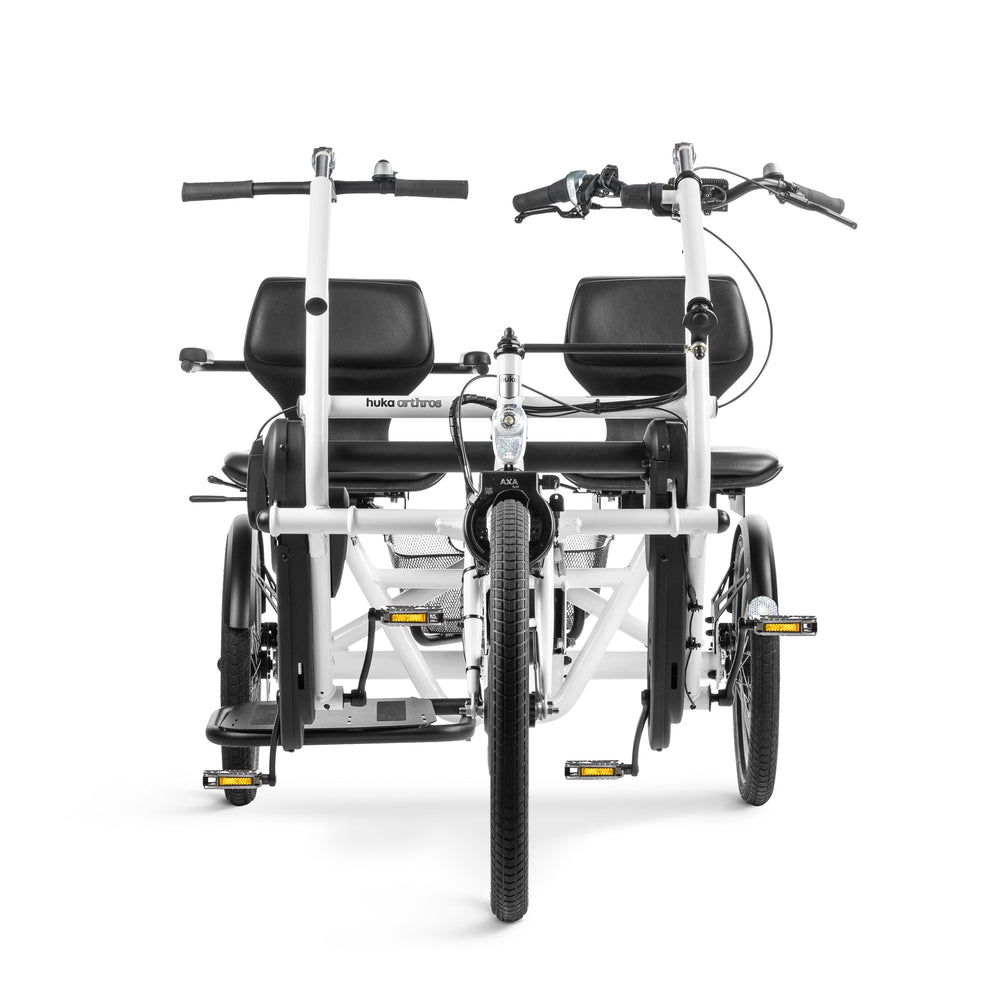 
                  
                    White Huka Orthros Tandem Tricycle
                  
                