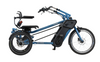 Blue Huka Orthros Tandem Tricycle