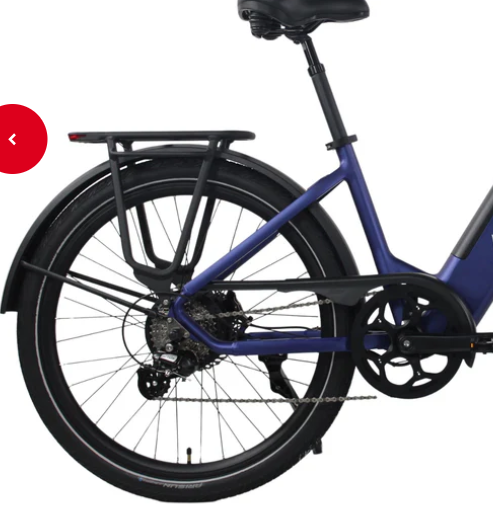
                  
                    Close up of electric bike tyre
                  
                