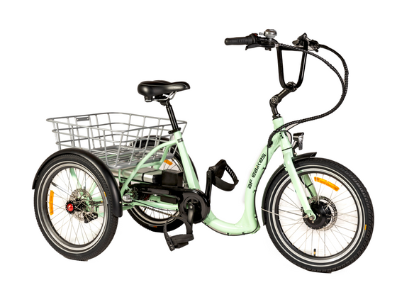Light green BF i-Tri 20-inch Electric Tricycle