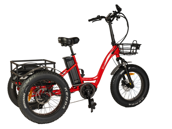 Red Electric Tricycle