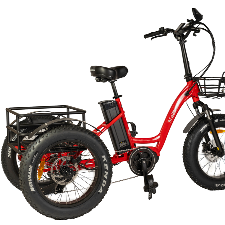 
                      
                        Red coloured Trojan 20-inch Fat Tyre Electric Tricycle
                      
                    