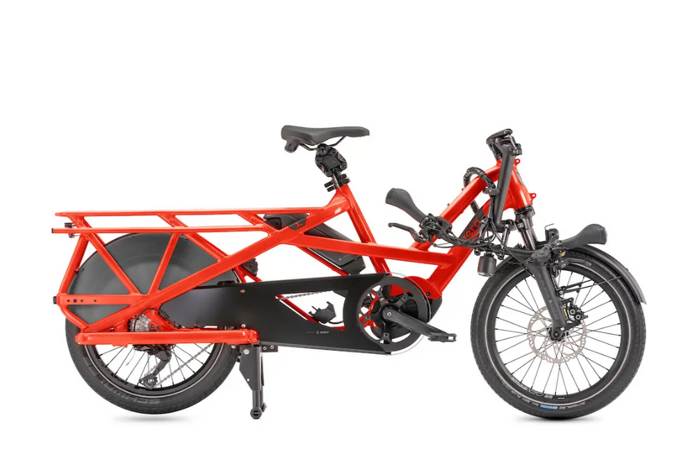 
                      
                        Red Tern GSD S10 LX Electric Cargo ebike with folded front handle
                      
                    