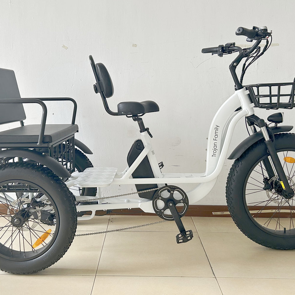 White Electric Trike