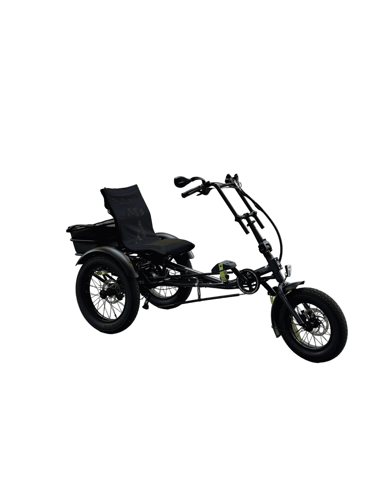 Trident Semi-Recumbent Electric Tricycle — view 2