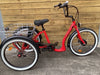 Red BF i-Tri 24-inch Electric Tricycle
