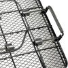 Black quick release wire mesh rear basket