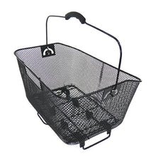 Black quick release wire mesh rear basket