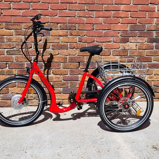 Red BF i-Tri 24-inch Electric Tricycle