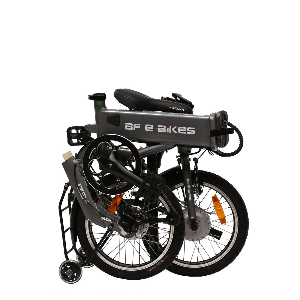 
                      
                        BF i-Ezi Folding Electric Bike all folded down
                      
                    