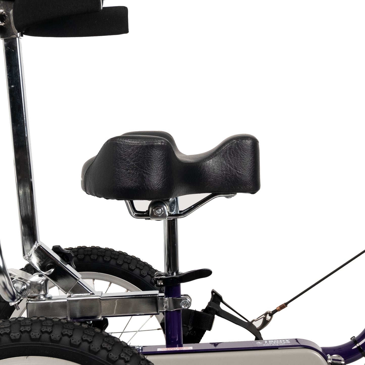 Seat on tricycle