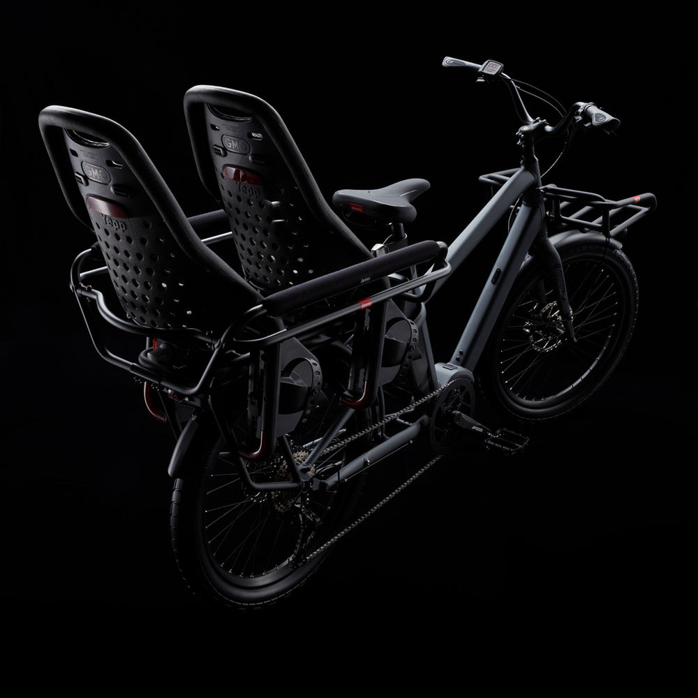 
                  
                    Black Benno Boost electric long-tail cargo bike
                  
                