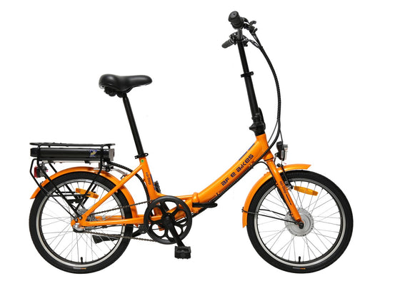 Orange BF ezi-Fold 20" Electric Bike
