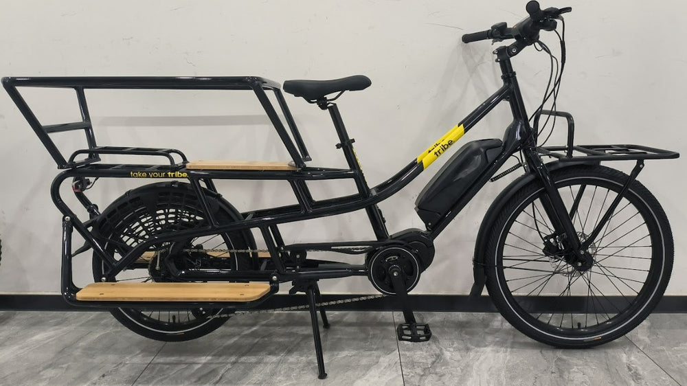 
                      
                        Black Tribe Bikes Evamos Longtail Cargo Bike
                      
                    