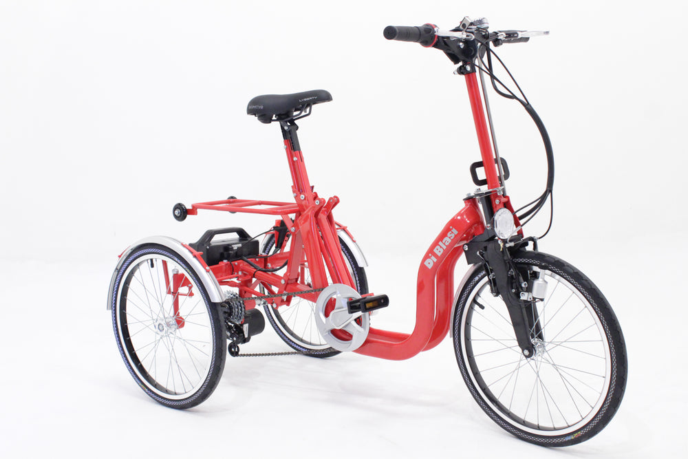 Red Di Blasi Folding Tricycle