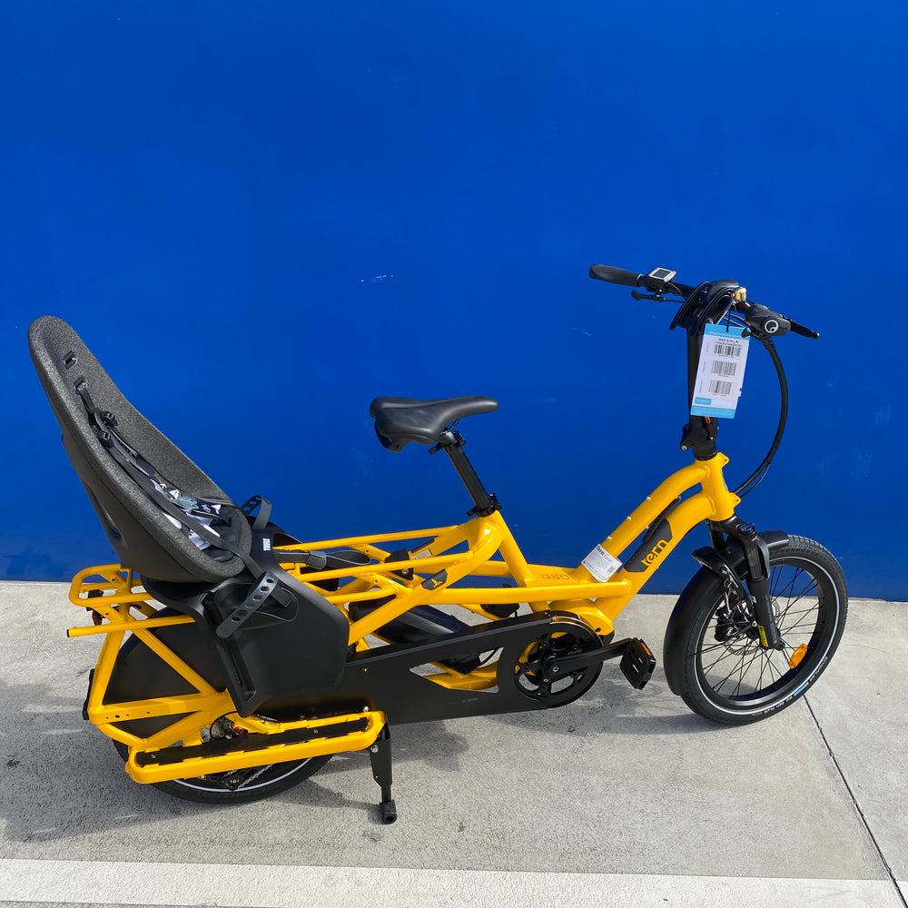 
                      
                        Yellow Information on the Tern GSD S10 LX Electric Cargo ebike
                      
                    