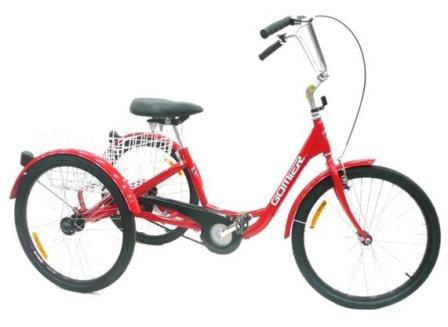 
                      
                        Red Gomier mechanical tricycle
                      
                    