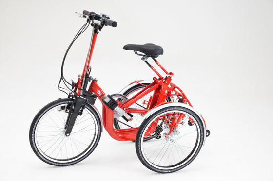Red Di Blasi Folding Tricycle