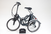 Black partly folded Di Blasi Folding Tricycle