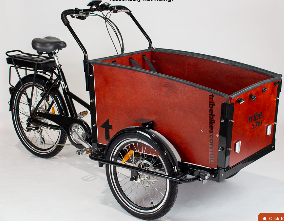 
                  
                    Red ORIGINAL BOX CARGO BIKE - ELECTRIC PLUS MODEL
                  
                