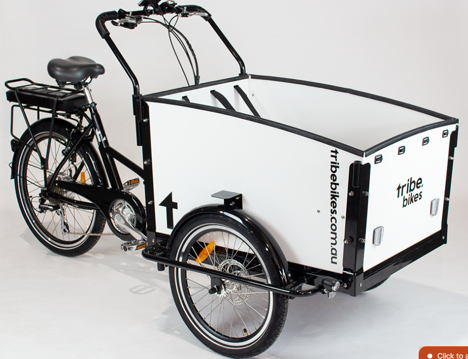 
                  
                    White ORIGINAL BOX CARGO BIKE - ELECTRIC PLUS MODEL
                  
                